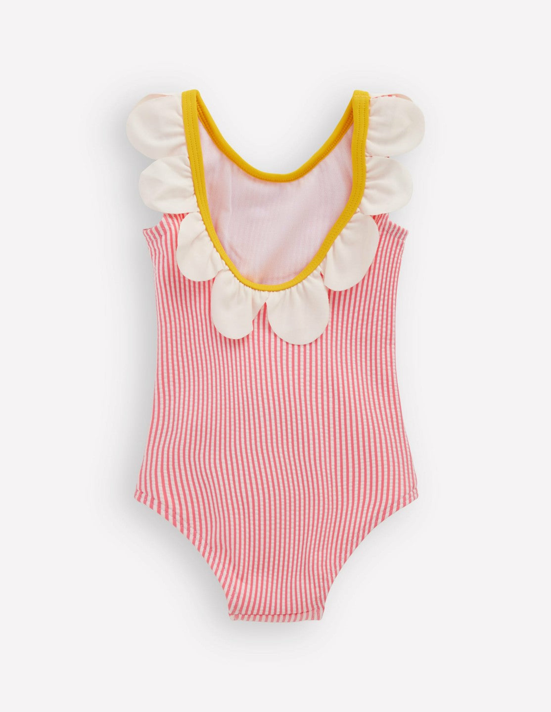 Novelty Swimsuit-Salmon Pink Flower / Boden