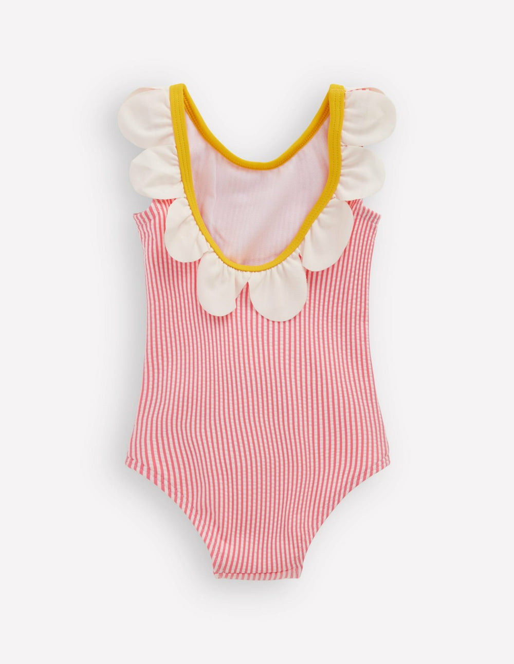 Novelty Swimsuit-Salmon Pink Flower / Boden