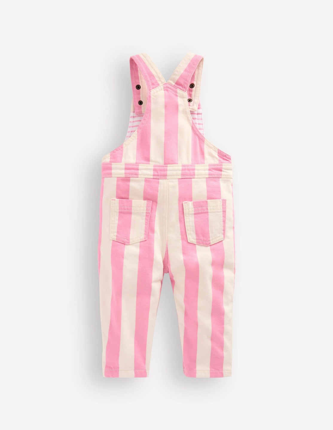 Woven Dungaree-Pink Stripe / Boden On sale