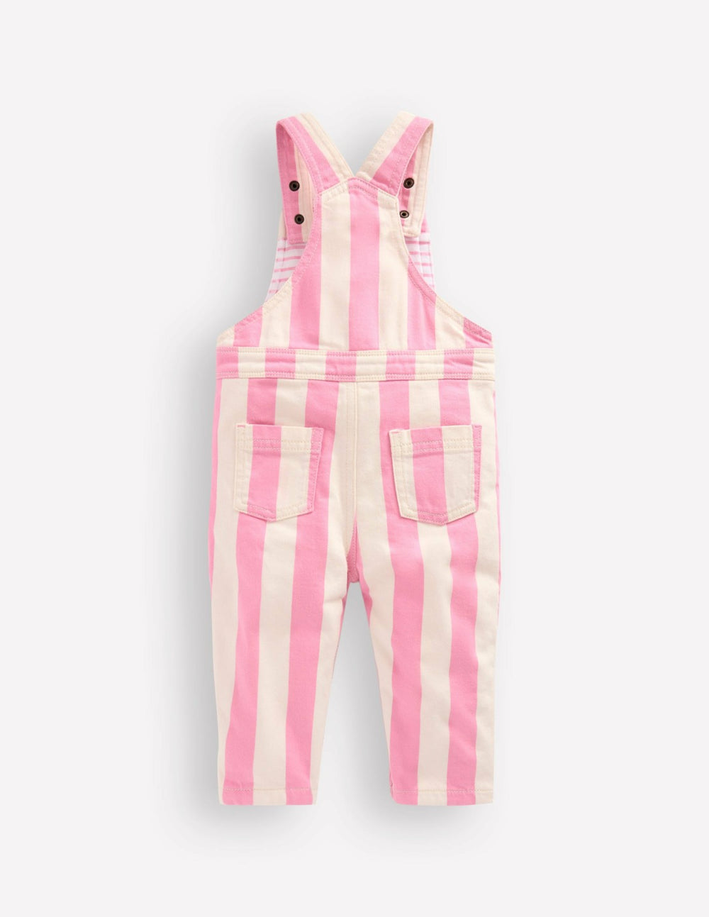 Woven Dungaree-Pink Stripe / Boden On sale