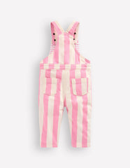 Woven Dungaree-Pink Stripe / Boden On sale
