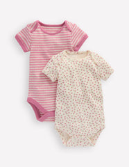 2-pack Pointelle Bodies-Ditsy Rose / Boden Sale