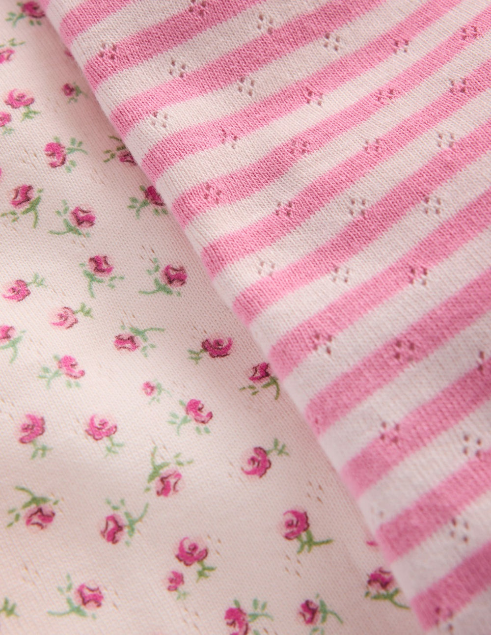 2-pack Pointelle Bodies-Ditsy Rose / Boden Sale