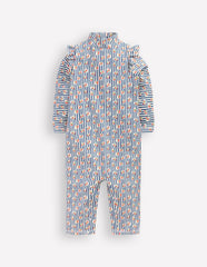 Girls Sun Safe Surfsuit-Stripe Cherries / Boden Outlet