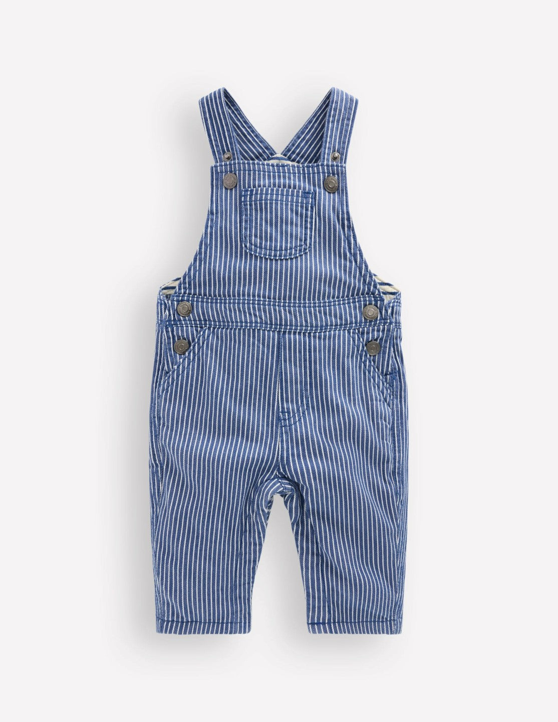 Woven Dungarees-Navy Ticking Stripe / Boden Online