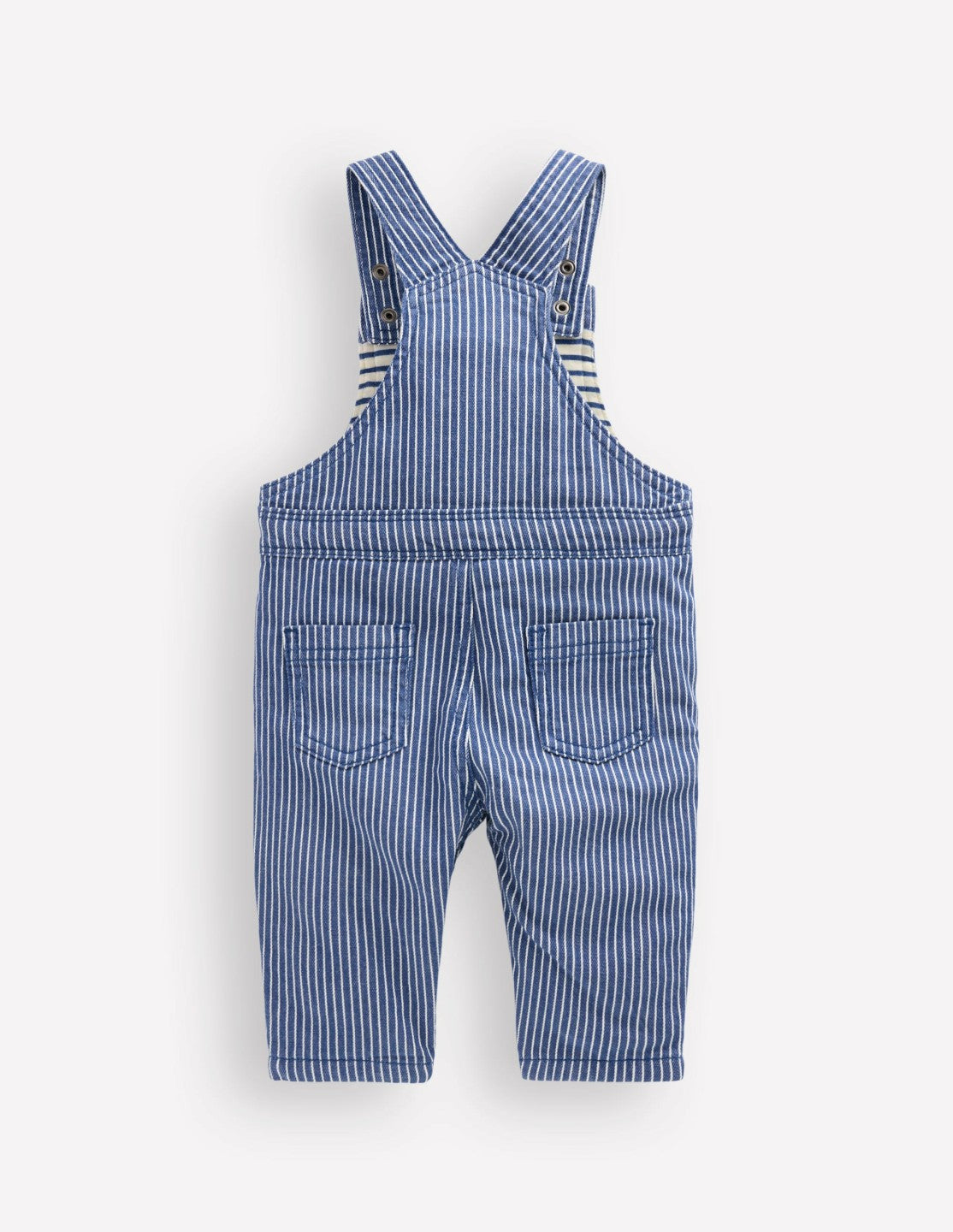 Woven Dungarees-Navy Ticking Stripe / Boden Online