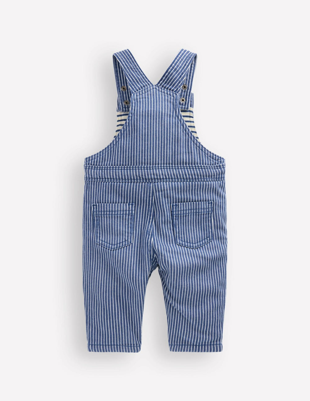 Woven Dungarees-Navy Ticking Stripe / Boden Online