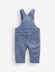 Woven Dungarees-Navy Ticking Stripe / Boden Online