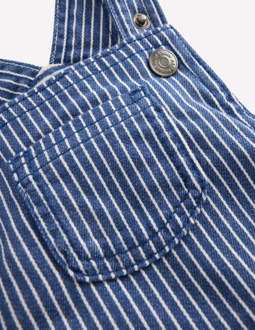 Woven Dungarees-Navy Ticking Stripe / Boden Online