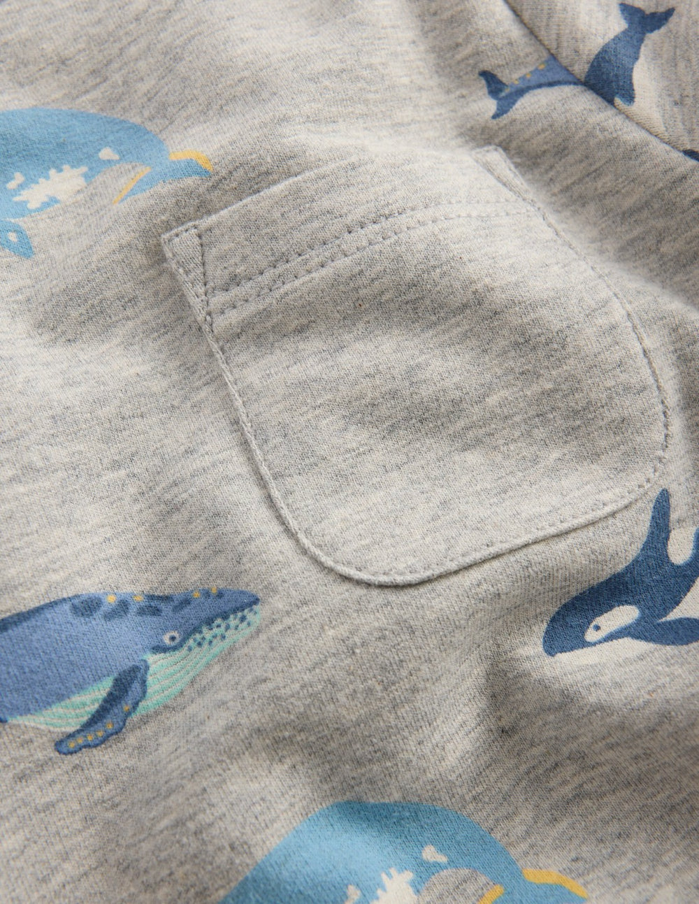 Striped Sweat Play Set-Blue Stripe Whales / Boden