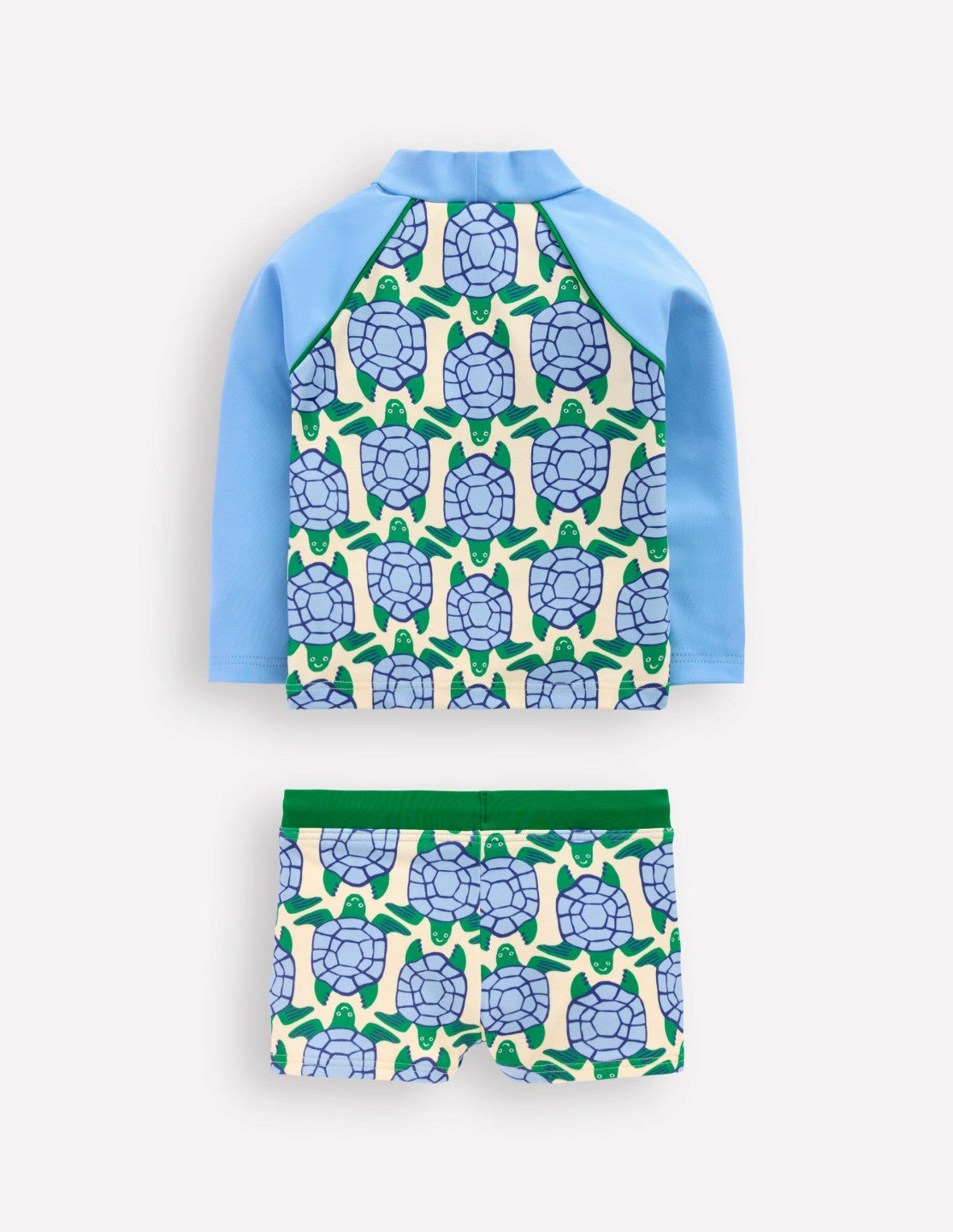Rash Vest Set-Blue Geo Turtles / Boden Online