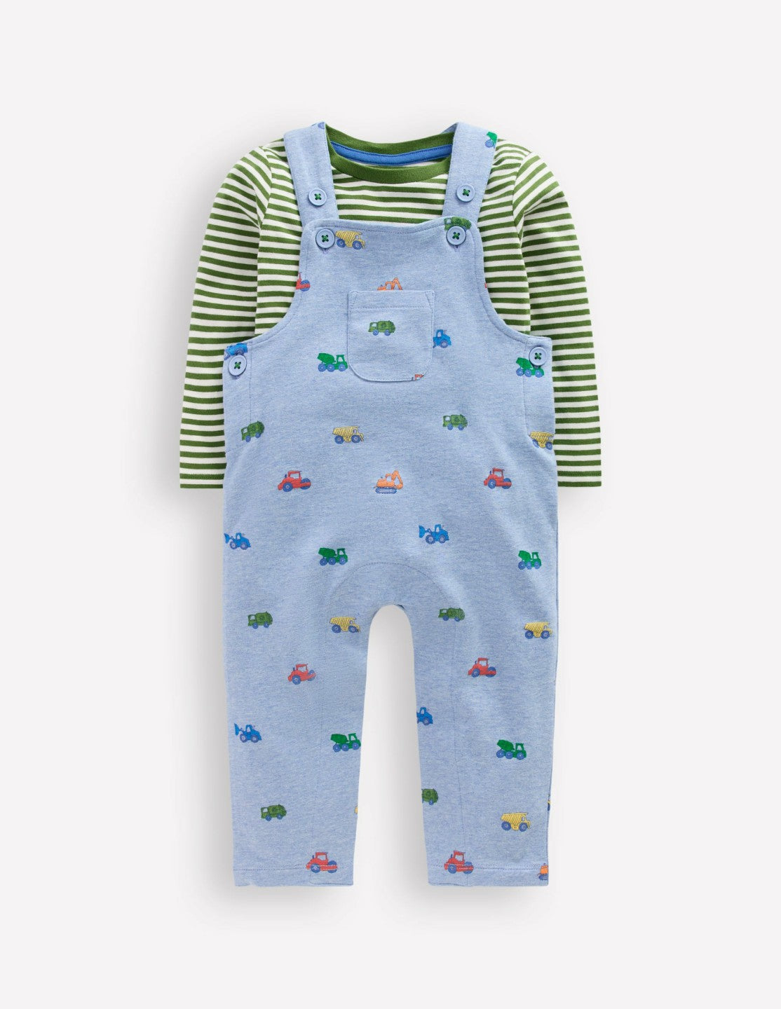 Jersey Overalls Set-Blue Construction / Boden Online
