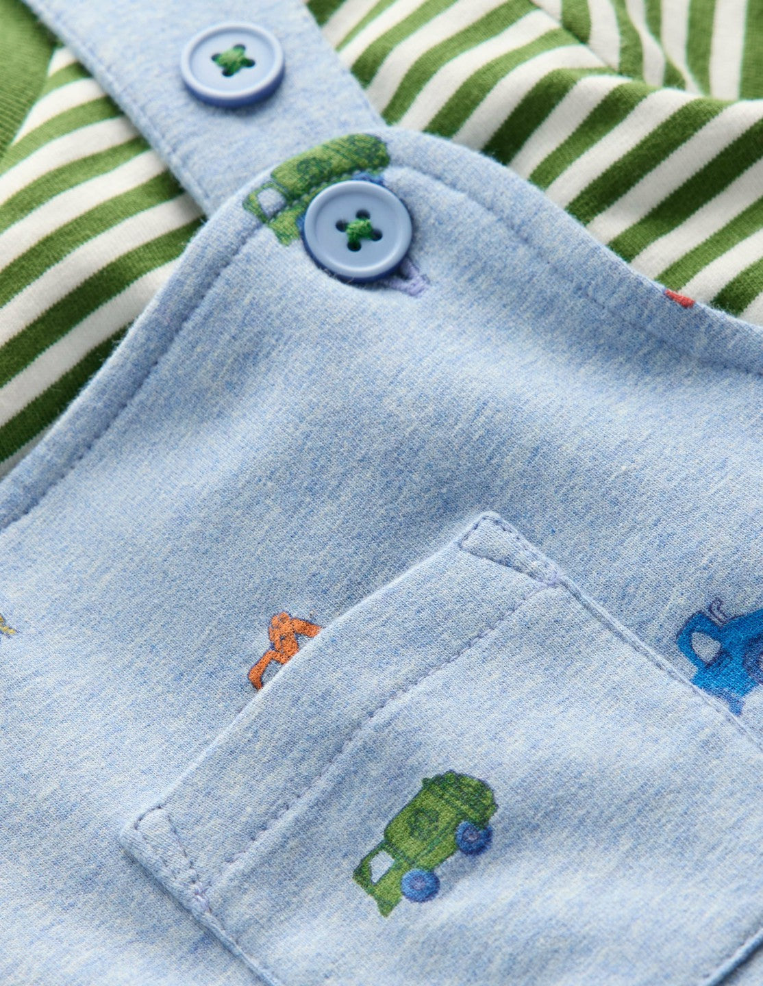 Jersey Overalls Set-Blue Construction / Boden Online
