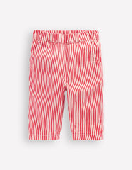 Cotton Pull-on Pants-Red Stripe / Boden Discount