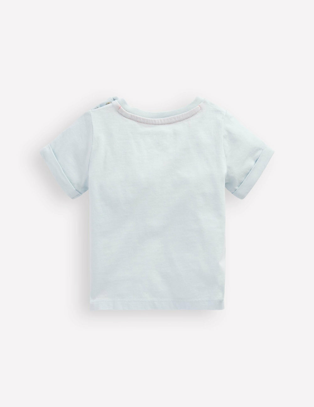 Short Sleeve Logo T-shirt-Light Blue Ocean Motifs / Boden us