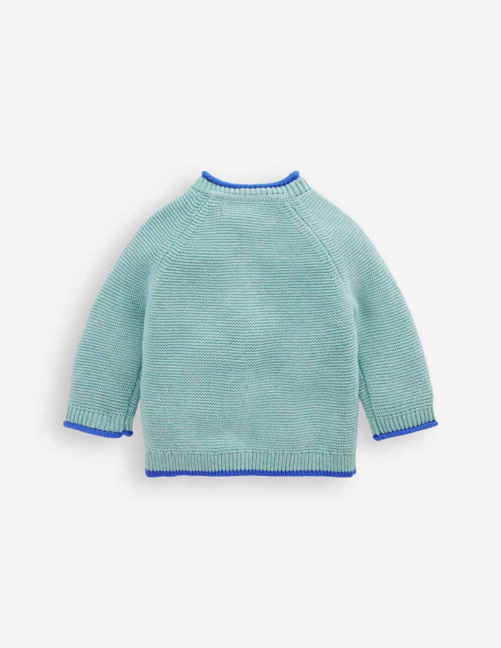 Cotton Logo Cardigan-Aquifer Dippy Eggs / Boden Outlet