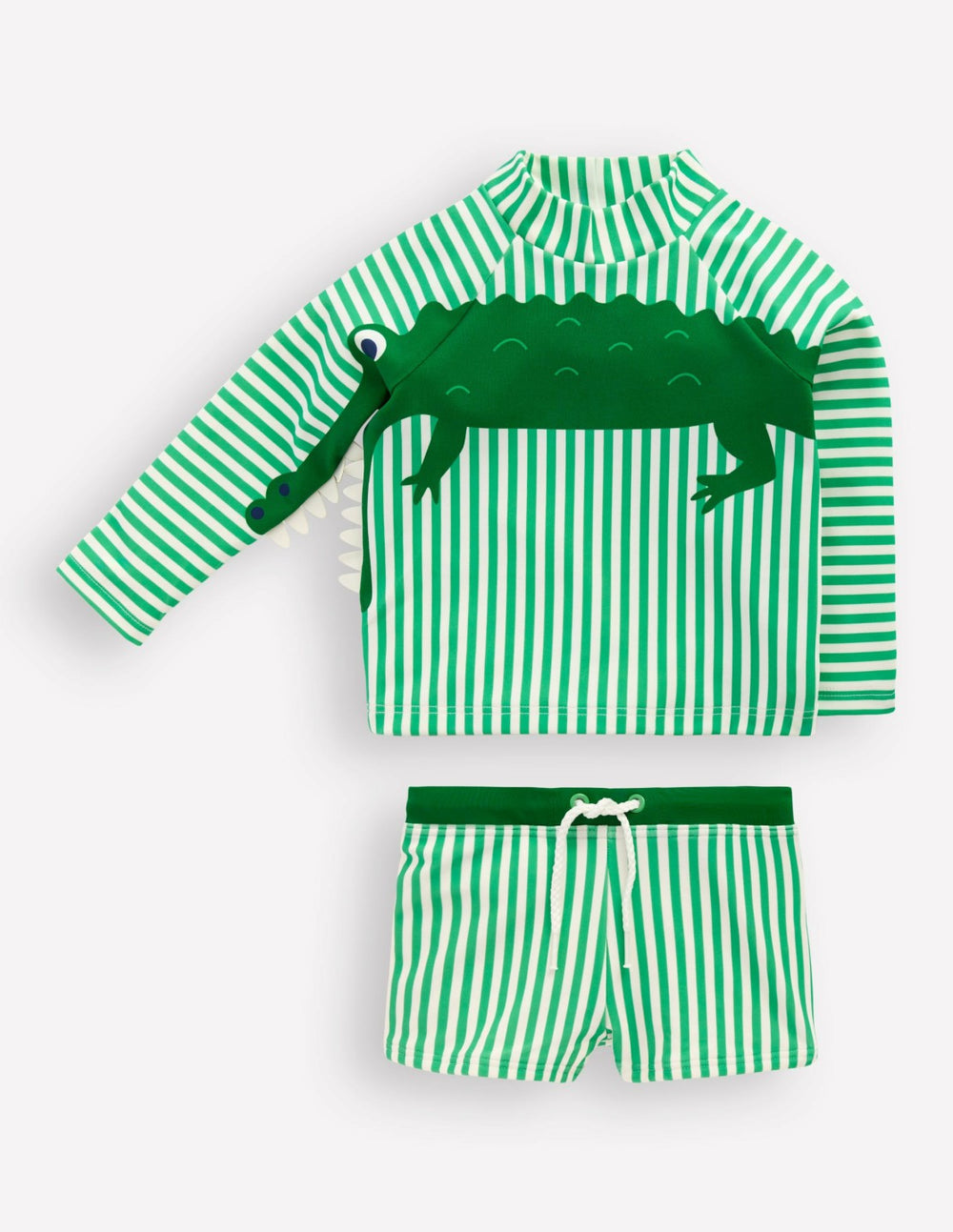 Rash Vest Set-Green Croc / Boden On sale