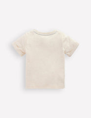 Short Sleeve Logo T-shirt-Ecru Crab / Boden