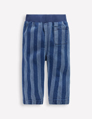 Denim Pull-on Pants-Denim Stripe / Boden Online