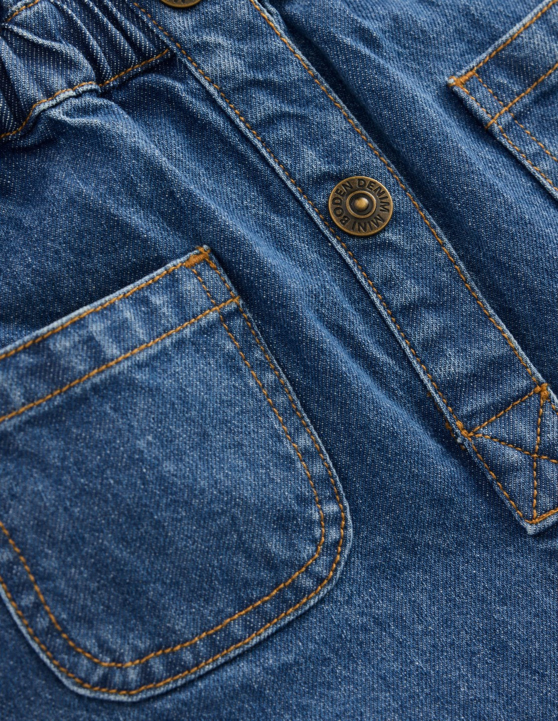 Embroidered Playsuit-Mid Vintage Embroidered Denim / Boden On sale