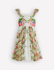 Annalisa Twirly Sundress-Soft Ivory Floral / Boden Sale