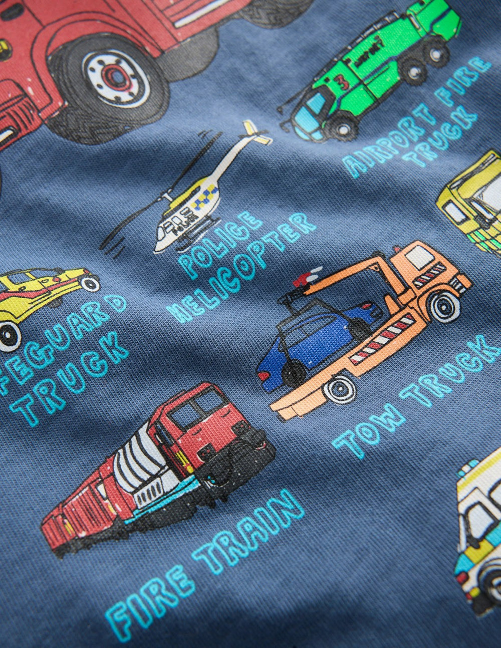 Front & Back Graphic T-shirt-Vintage Indigo Truck / Boden Outlet