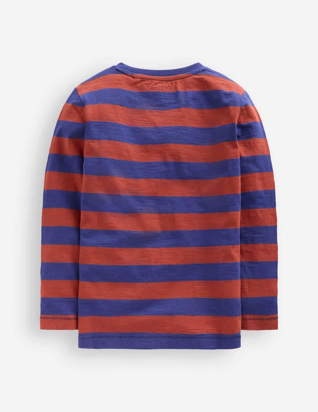 Everyday Long Sleeve T-Shirt-Starboard Blue/ Chestnut Brown / Boden