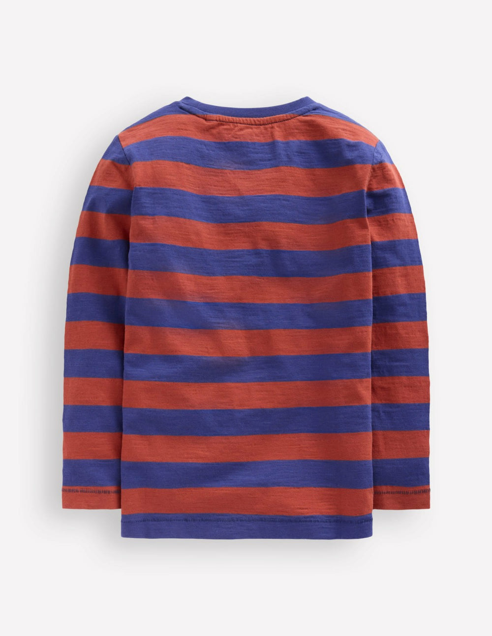 Everyday Long Sleeve T-Shirt-Starboard Blue/ Chestnut Brown / Boden