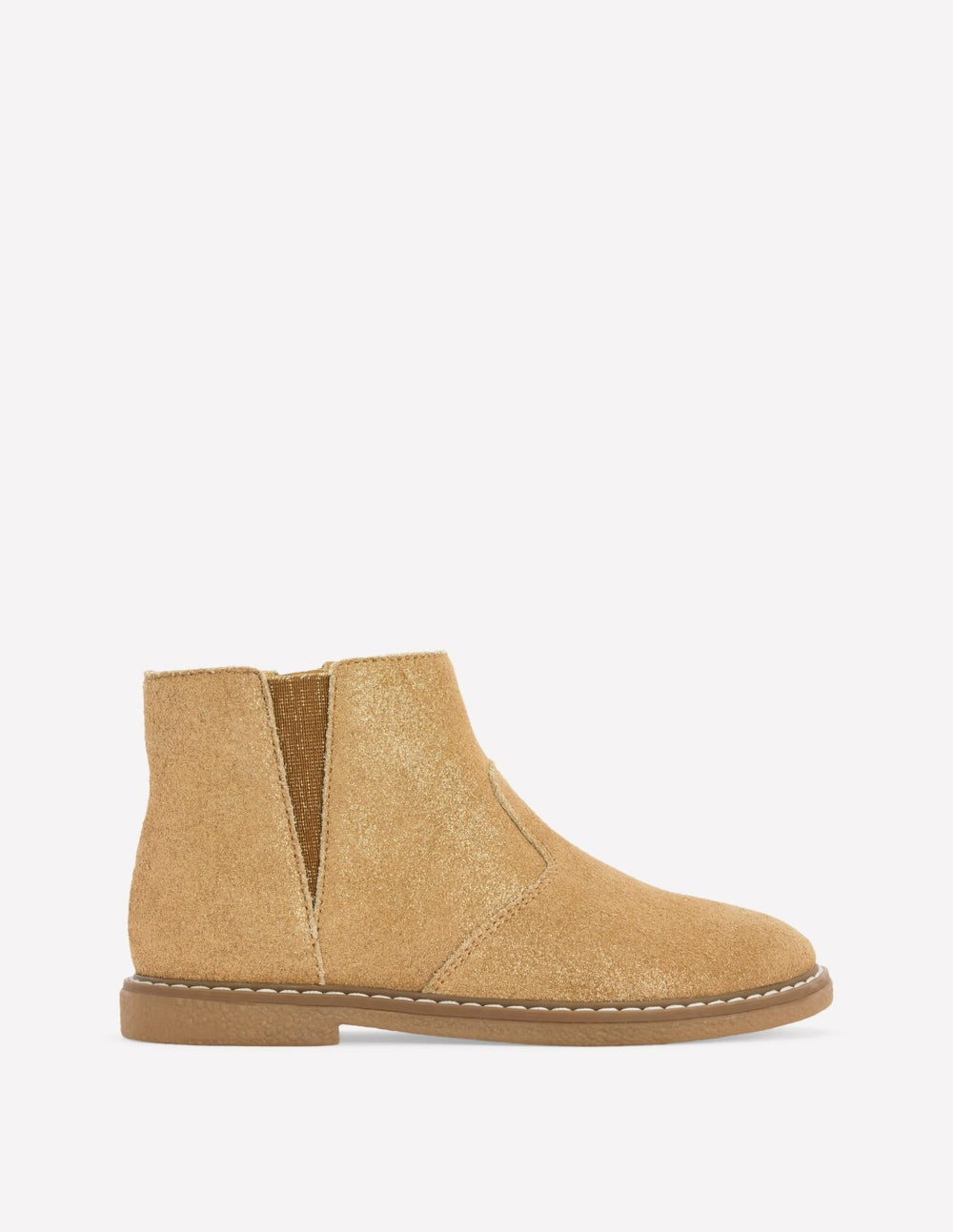 Suede Ankle Boots-Gold / Boden Outlet