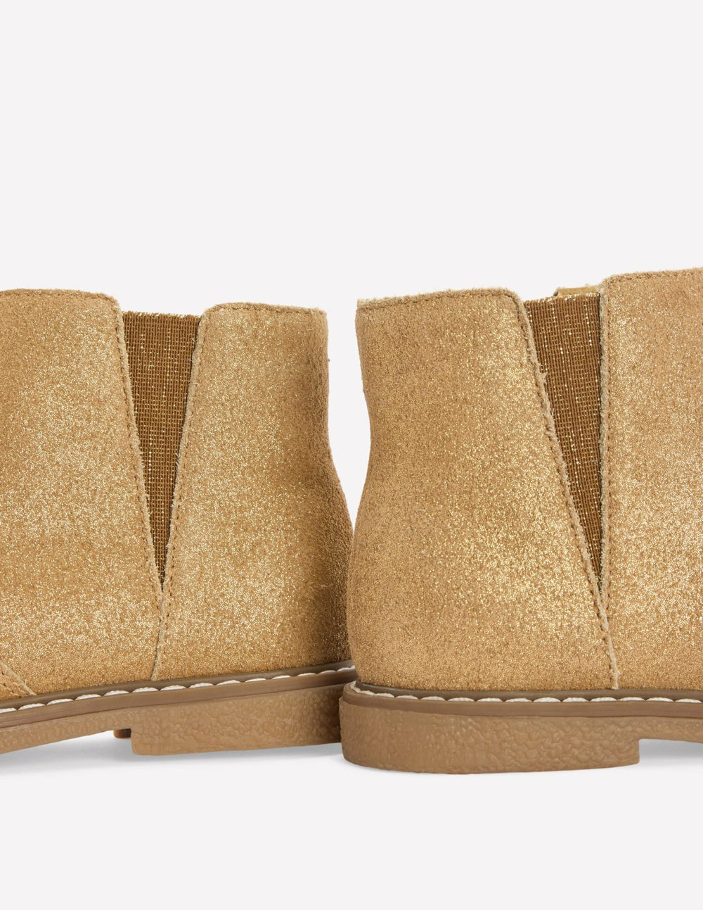 Suede Ankle Boots-Gold / Boden Outlet