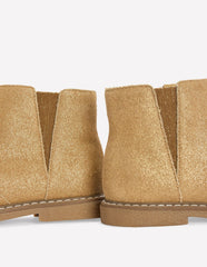 Suede Ankle Boots-Gold / Boden Outlet