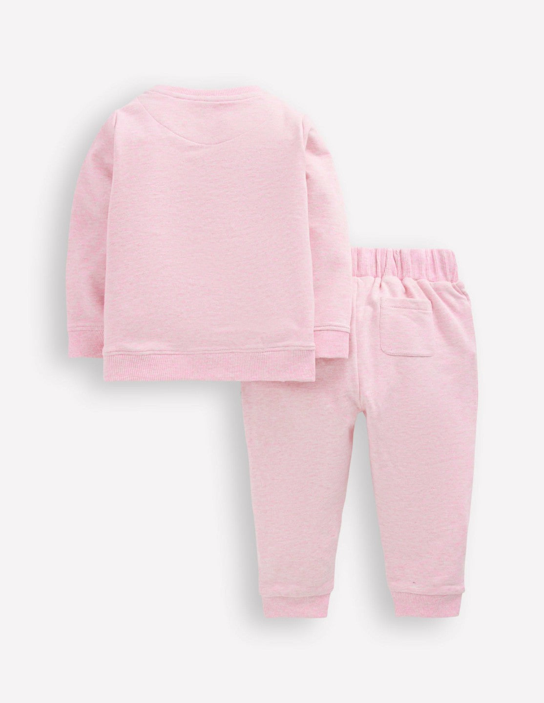 Appliqué Sweatshirt Set-Pink Floral Patchwork / Boden Discount