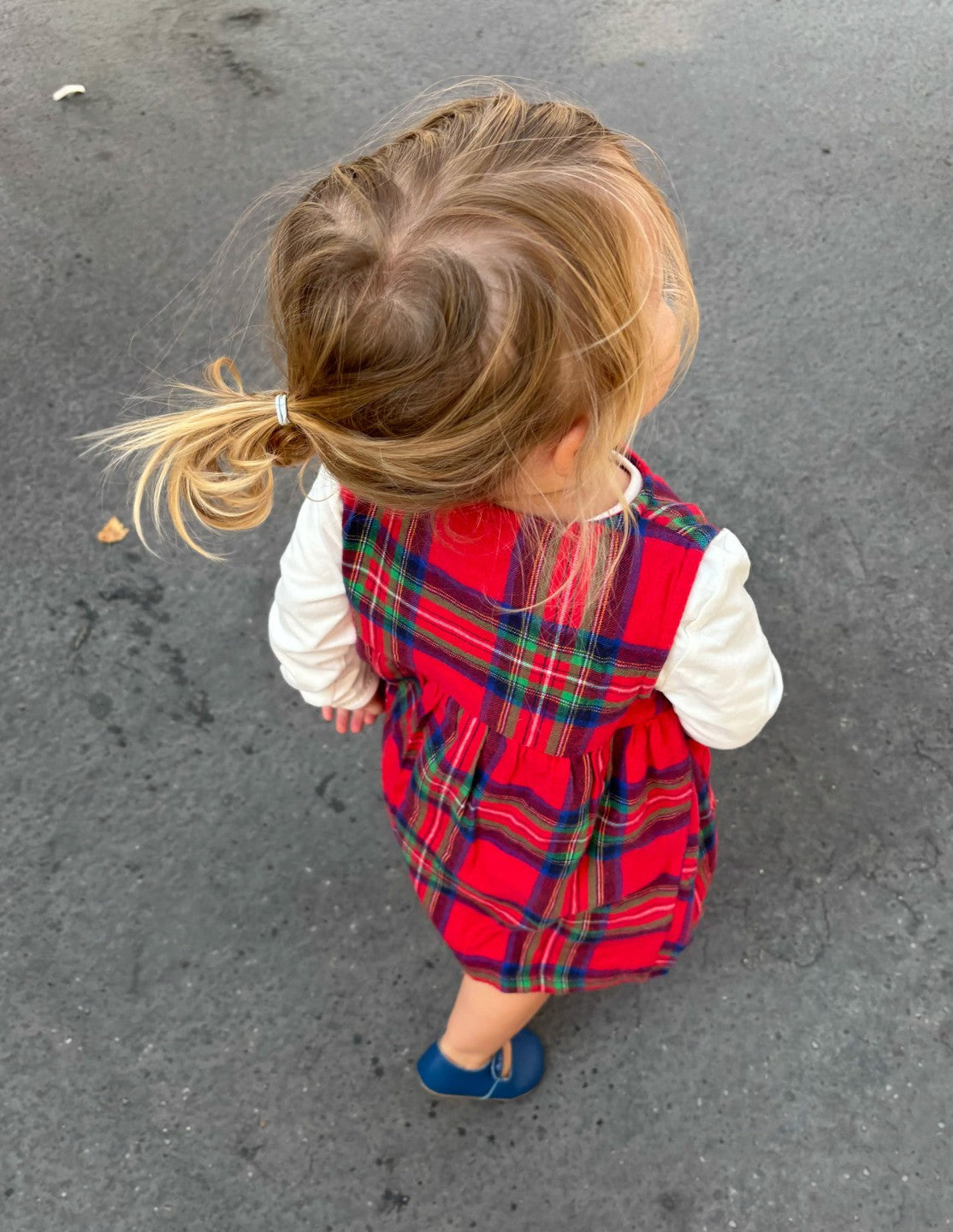 Woven Pinny Dress Set-Red Check / Boden Sale