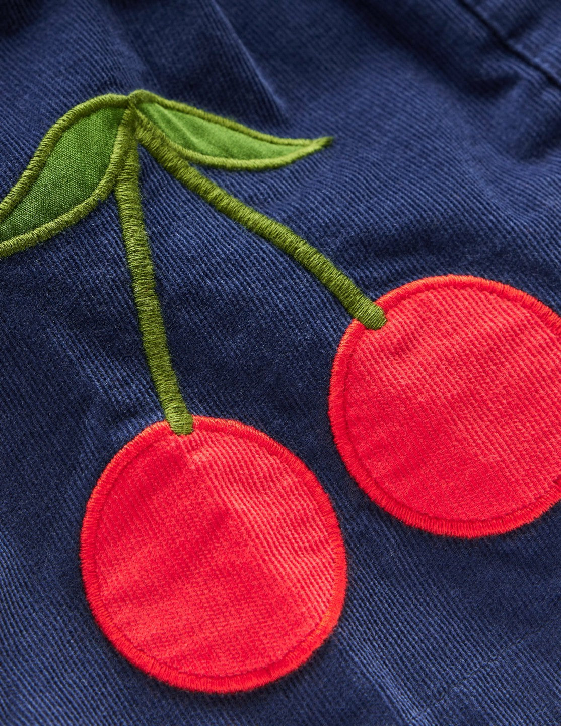 Woven Pinny Dress Set-College Navy Cherries / Boden Discount