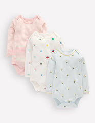3-pack Cotton Bodies-Multi Daisy / Boden us