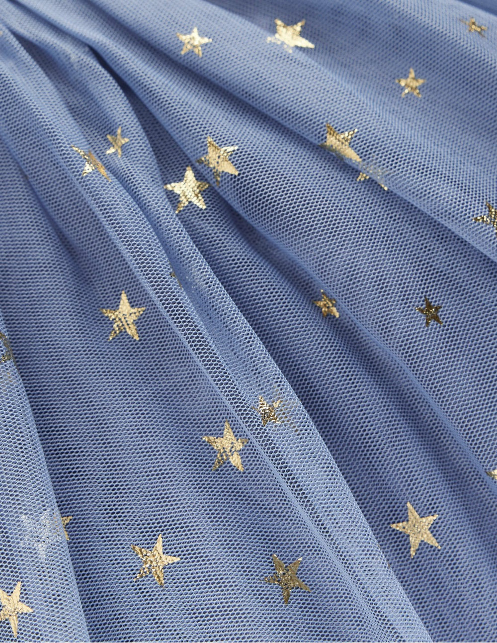 Layered Tulle Dress-Blue Gold Foil Star / Boden Sale