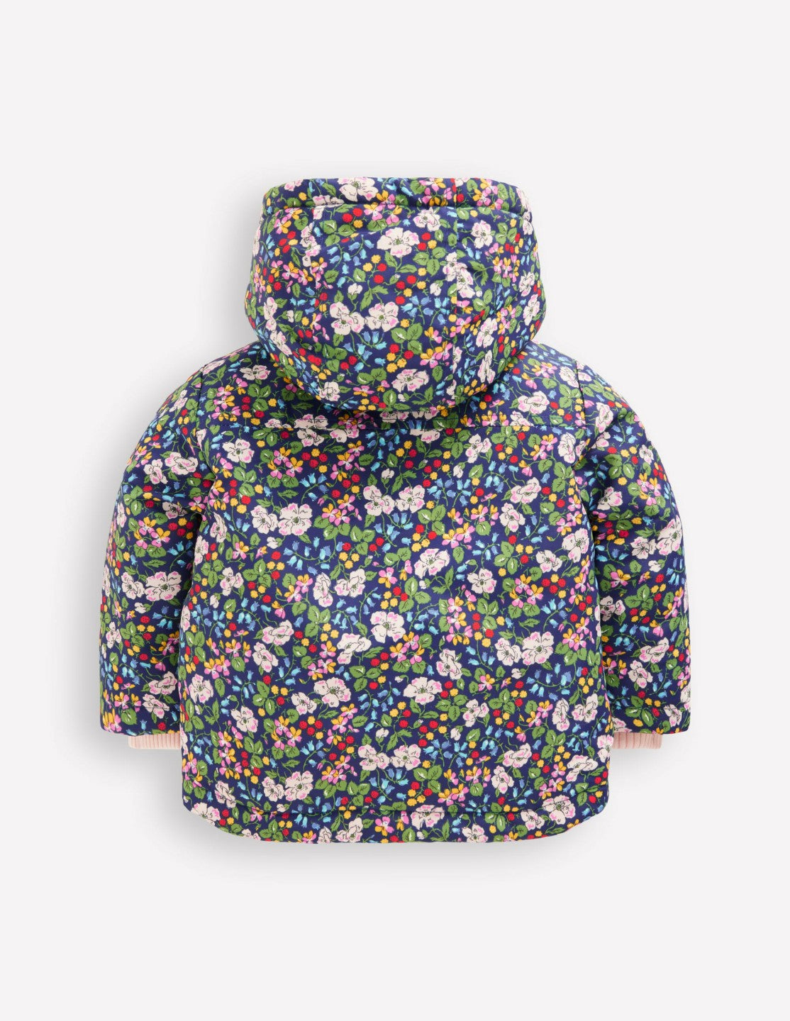 3-in-1 Showerproof Coat-Twilight Berry Floral / Boden