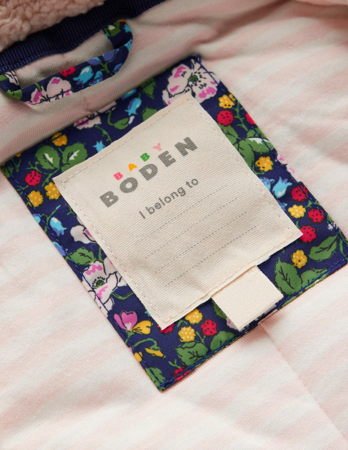 3-in-1 Showerproof Coat-Twilight Berry Floral / Boden
