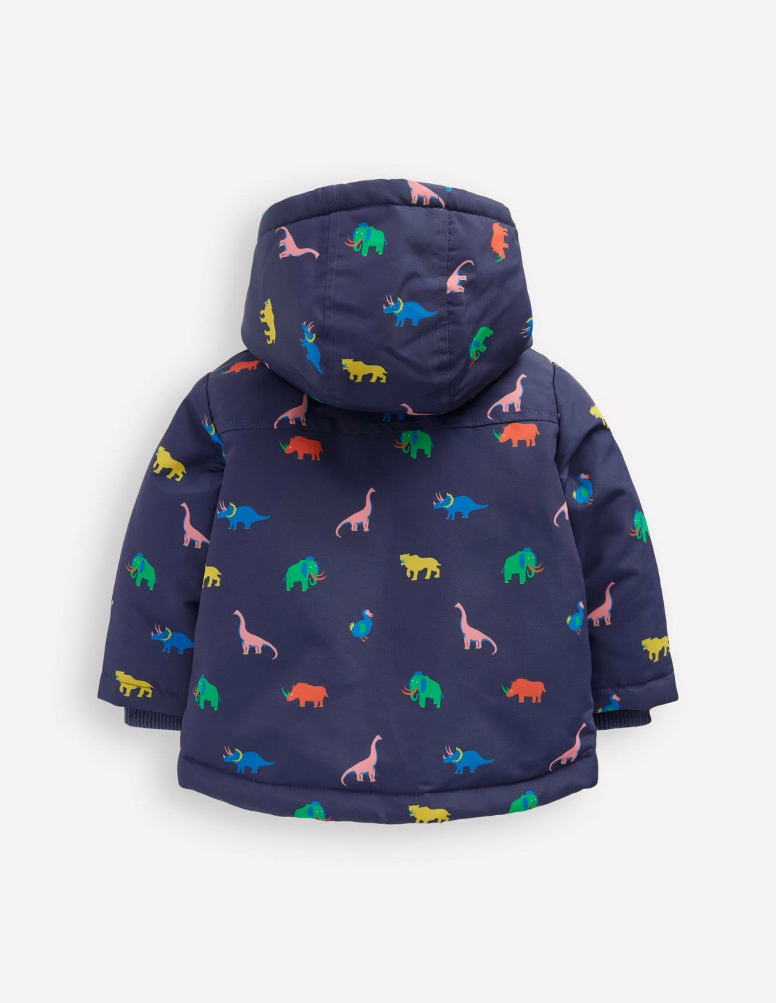 3-in-1 Showerproof Coat-Navy Prehistoric Print / Boden Sale