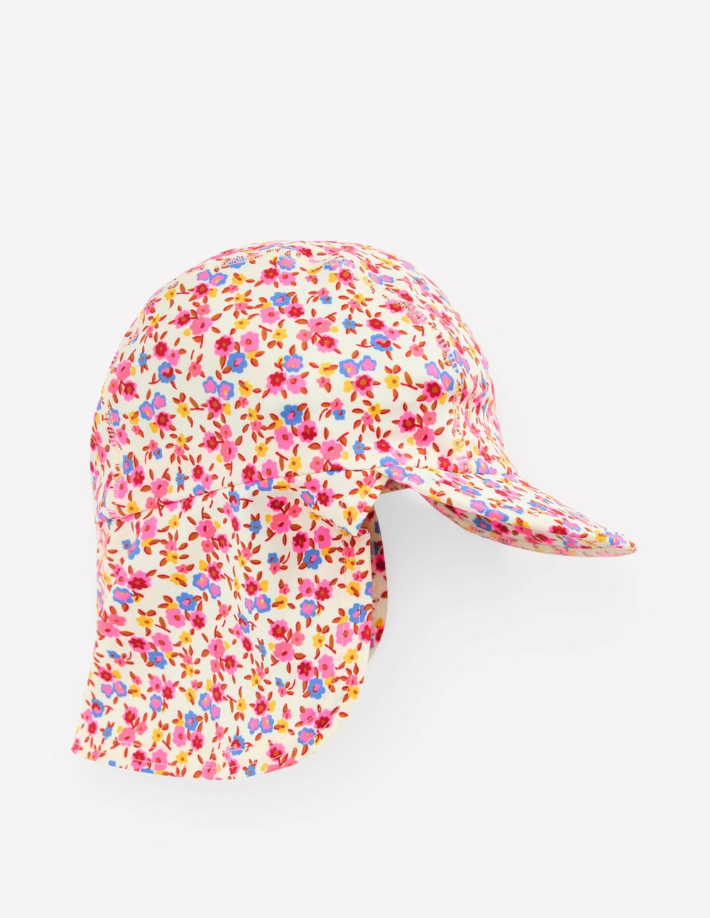 Fun Sun Safe Girls Hat-Pink Ditsy Floral / Boden Outlet