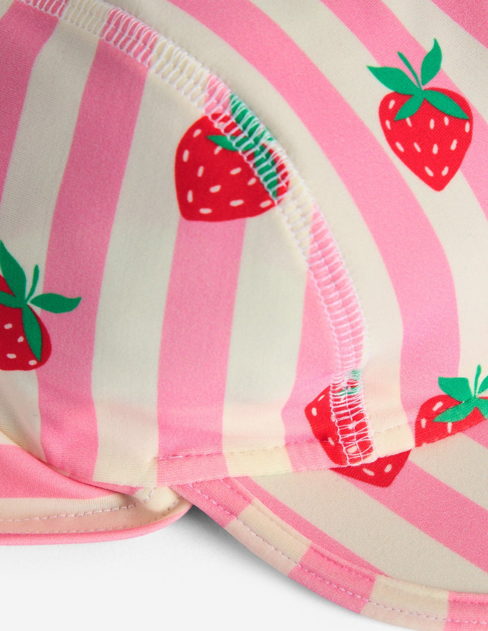 Fun Sun Safe Girls Hat-Pink Strawberry Stripe / Boden On sale