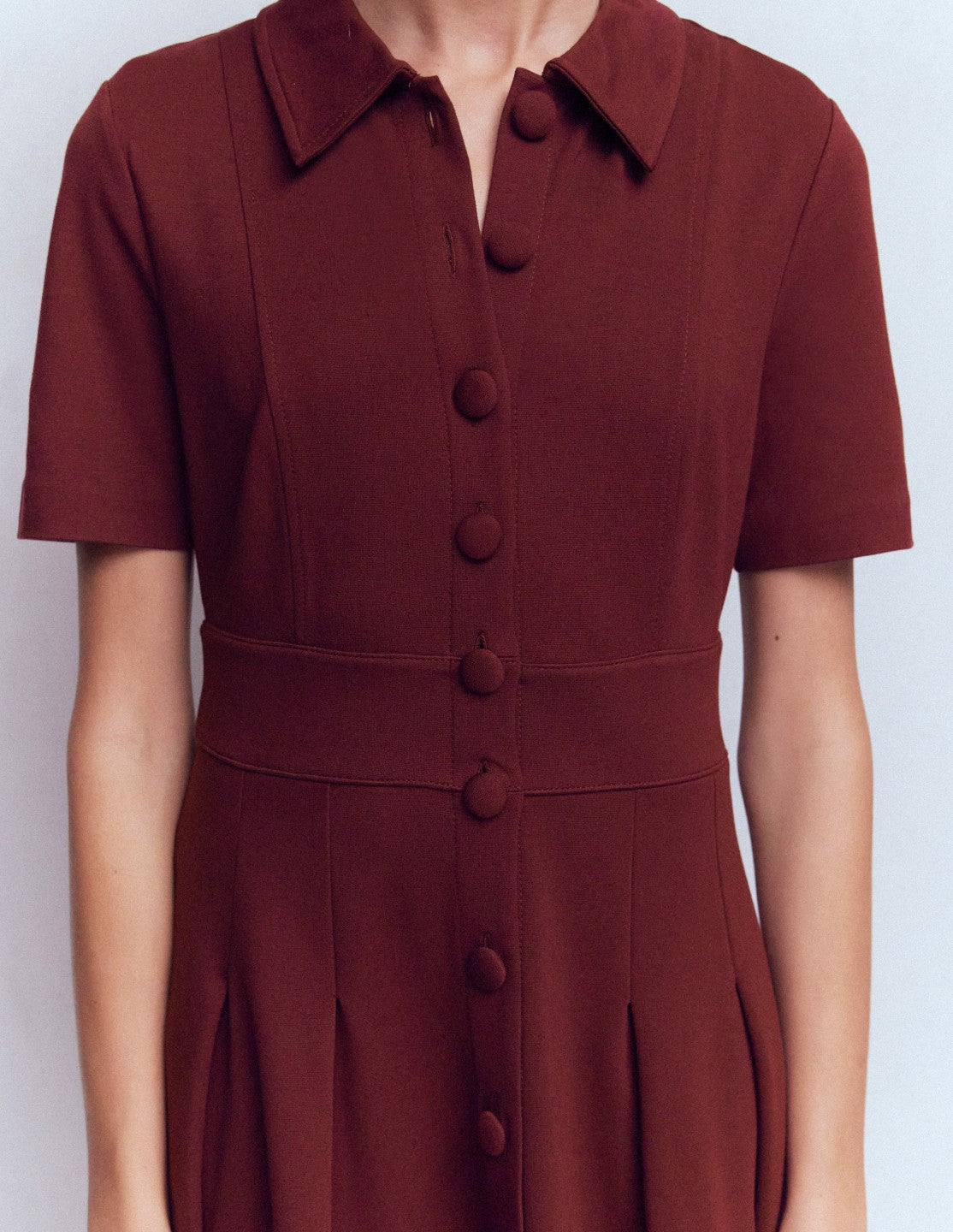 Bridget Ponte Short Dress-Deep Wisteria / Boden Discount