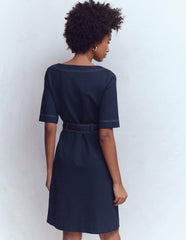 Bria Ponte Shift Dress-Navy / Boden Outlet