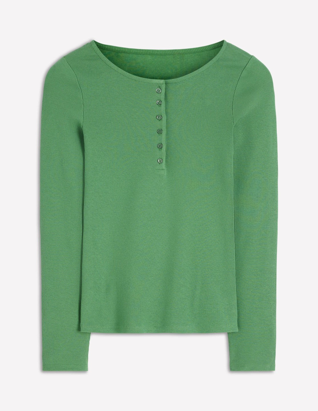 Rib Henley-Willow Green / Boden
