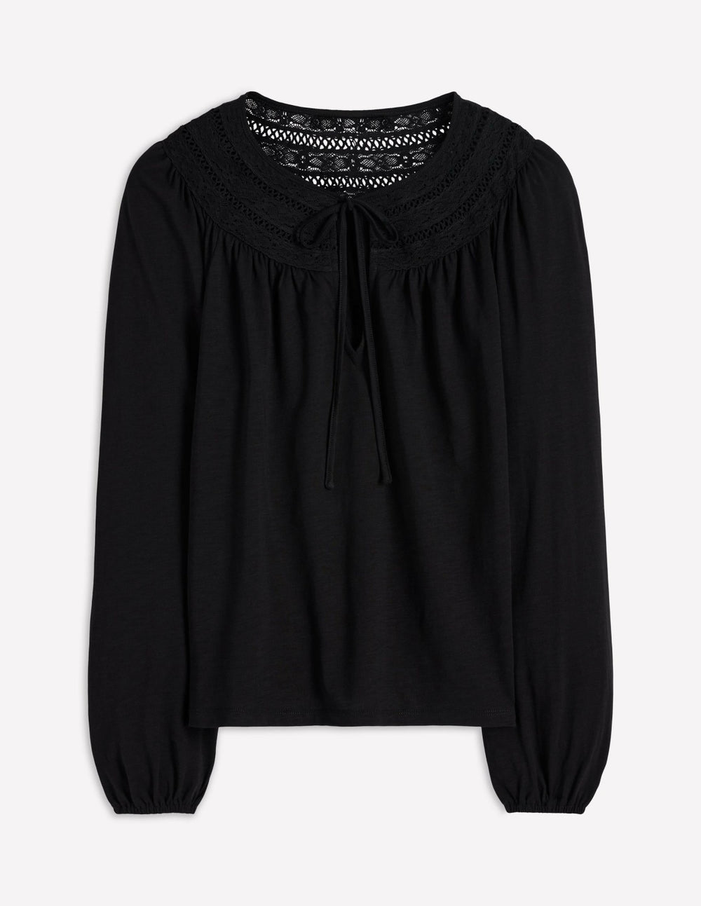 Edi Trim Detail Top-Black / Boden Sale