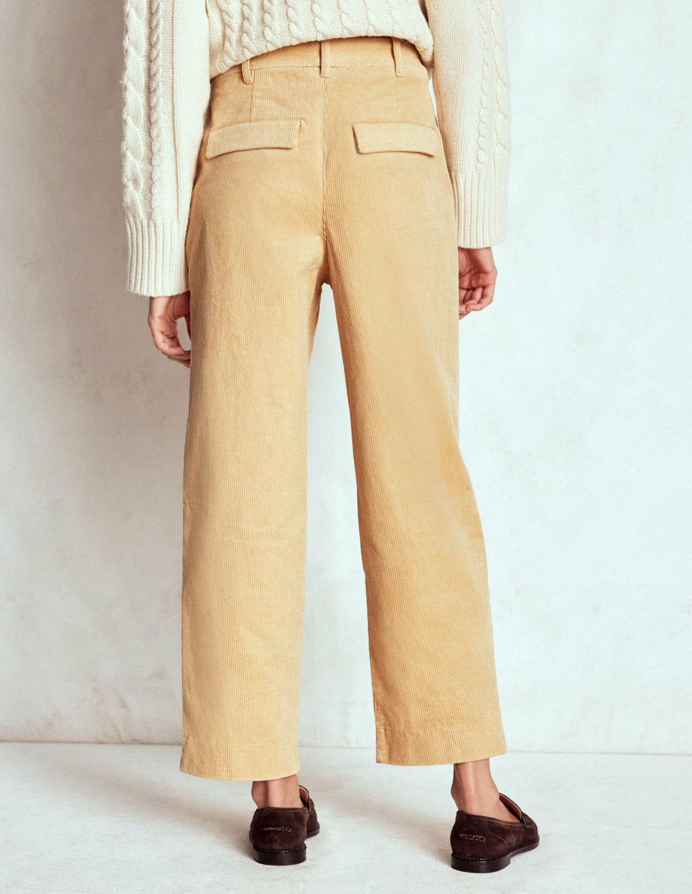 Bloomsbury Cord Pants-Stone / Boden