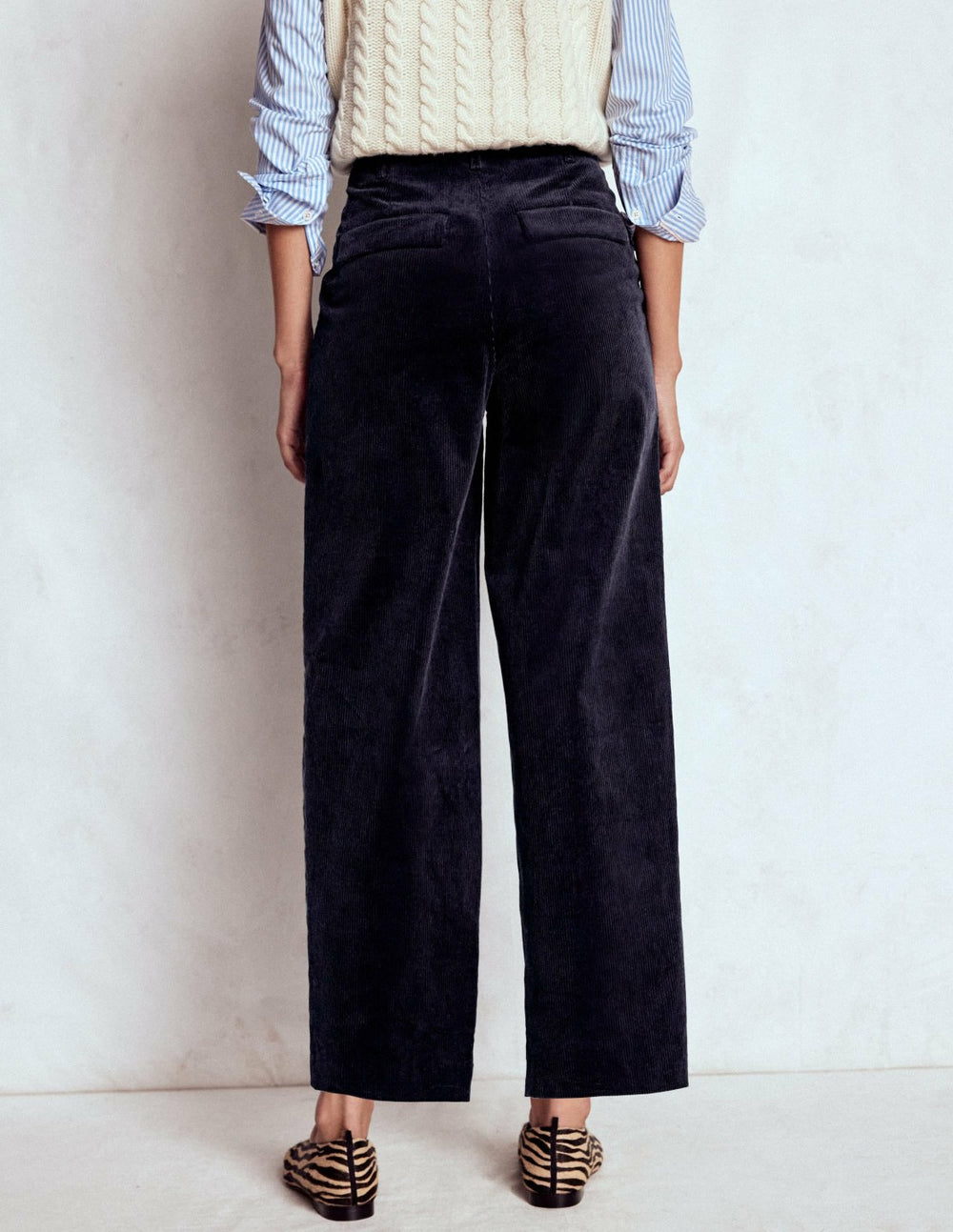 Bloomsbury Cord Pants-NAVY / Boden Sale
