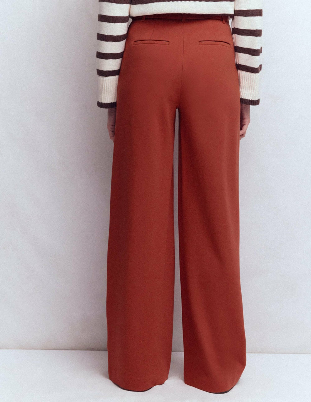 Belgravia Ponte Pants-Burnt Orange / Boden Outlet
