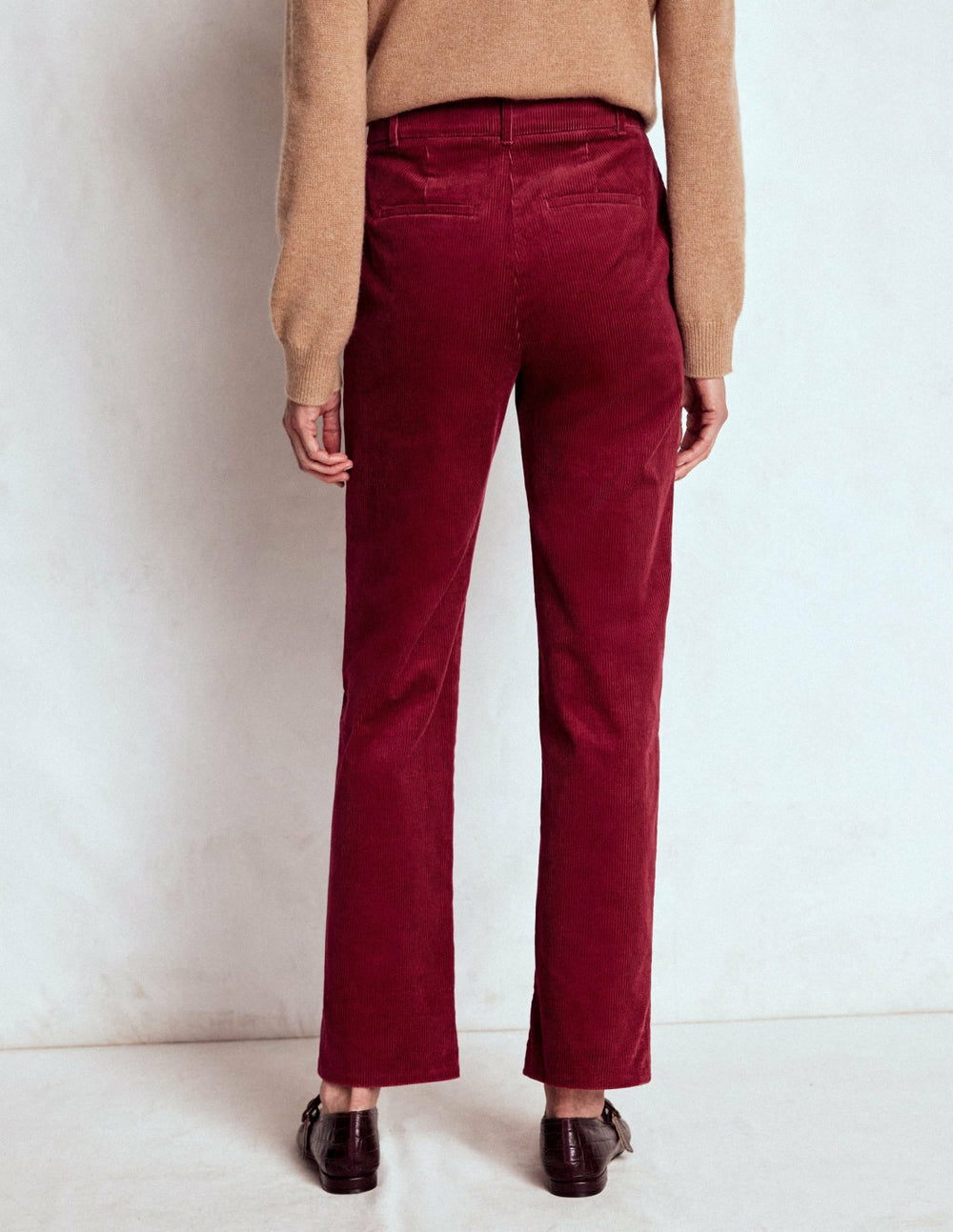 Canonbury Cord Pants-Burgundy Red / Boden us