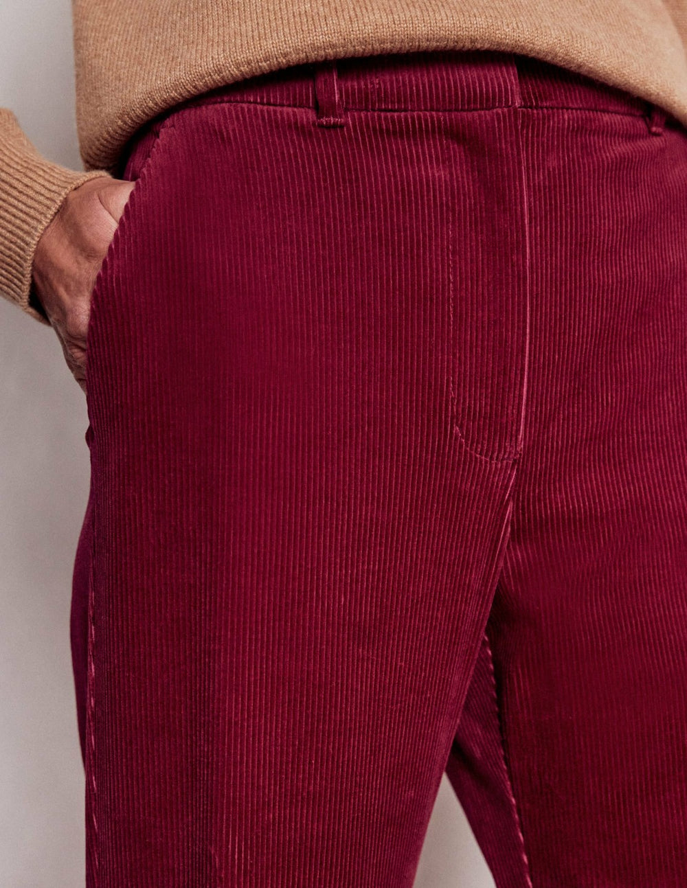Canonbury Cord Pants-Burgundy Red / Boden us